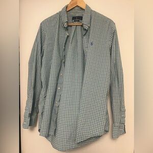Ralph Lauren button up. Blue and green check.